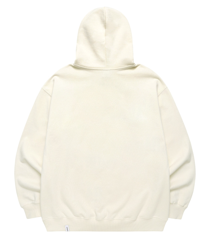 mahagrid (マハグリッド) VARSITY LOGO HOODIE [CREAM]