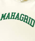 mahagrid (マハグリッド) VARSITY LOGO HOODIE [CREAM]