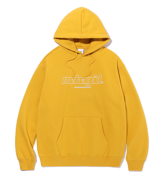 mahagrid (マハグリッド) THIRD LOGO HOODIE [YELLOW]