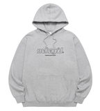 mahagrid (マハグリッド) THIRD LOGO HOODIE [GREY]