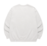 mahagrid (マハグリッド) THIRD LOGO CREWNECK [OATMEAL]