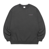 mahagrid (マハグリッド) RAINBOW REFLECTIVE LOGO CREWNECK [CHARCOAL]