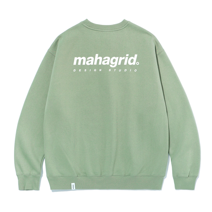 mahagrid (マハグリッド) ORIGIN LOGO CREWNECK [GREEN]