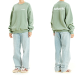 mahagrid (マハグリッド) ORIGIN LOGO CREWNECK [GREEN]