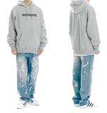 mahagrid (マハグリッド) BASIC LOGO HOODIE [GREY]