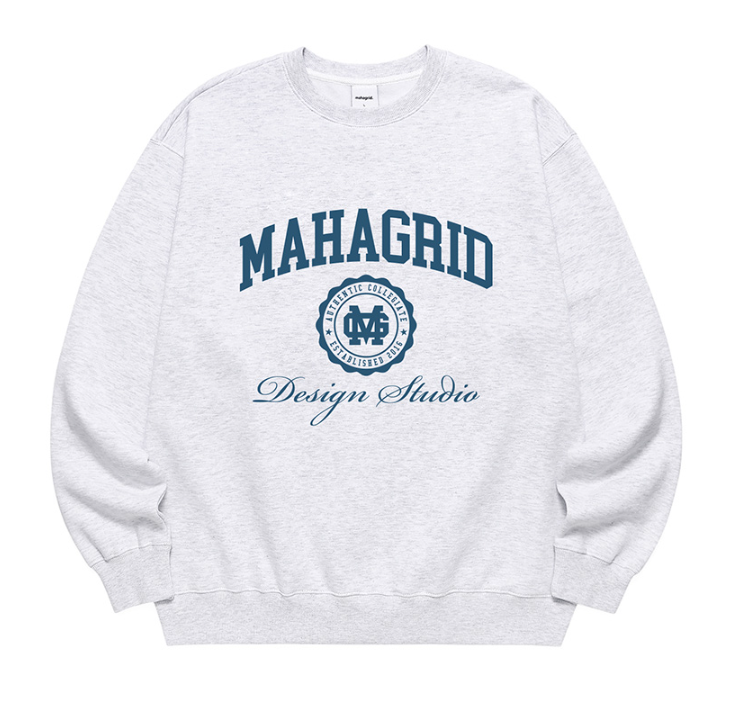 mahagrid (マハグリッド) AUTHENTIC SWEATSHIRT [LIGHT GREY]