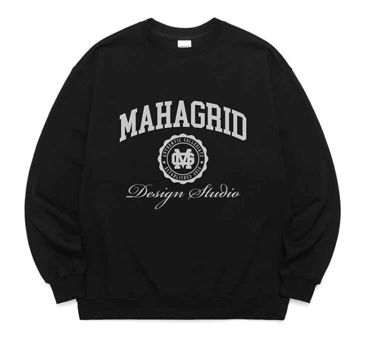 mahagrid (マハグリッド) AUTHENTIC SWEATSHIRT [BLACK]