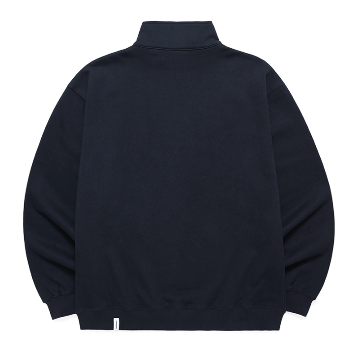 mahagrid (マハグリッド) ARC LOGO HALF ZIP SWEATSHIRT [NAVY]