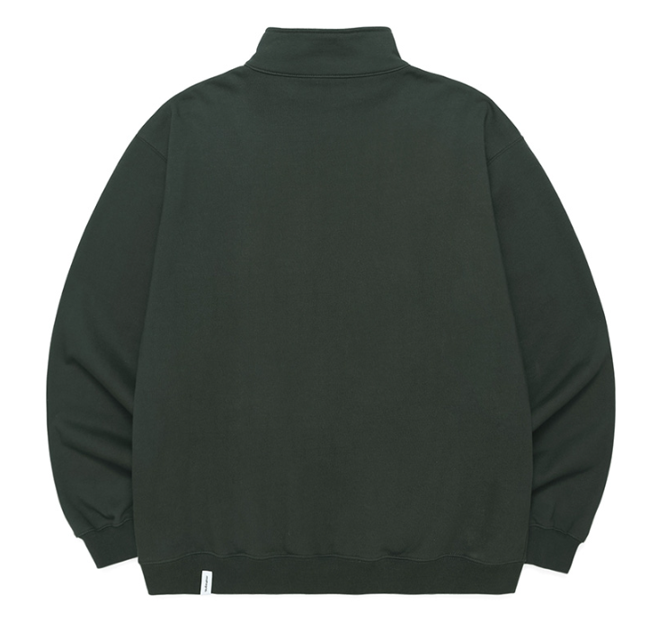 mahagrid (マハグリッド) ARC LOGO HALF ZIP SWEATSHIRT [GREEN]