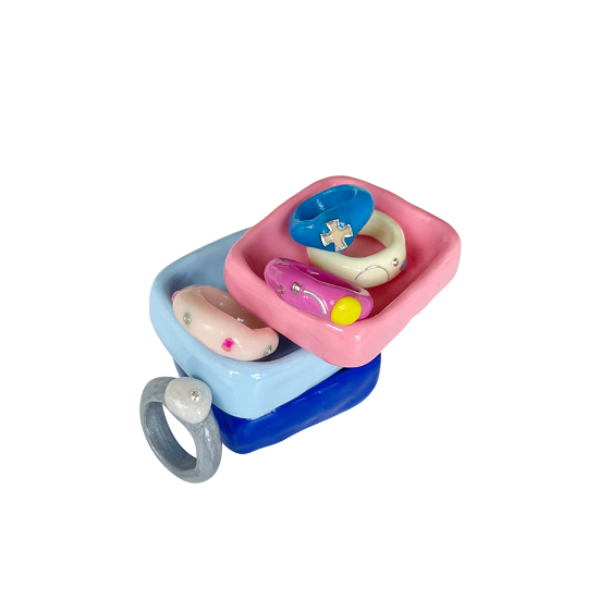 Nff(エヌエフエフ) 	 mini square tray_set