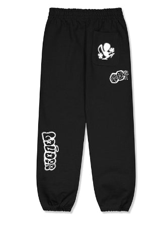 mahagrid (マハグリッド)     STREET COLLAGE SWEATPANT BLACK(MG2DSMPA00A)