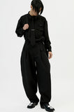 イーエスシースタジオ(ESC STUDIO) suspender balloon pants(black)