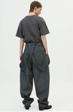 イーエスシースタジオ(ESC STUDIO) suspender balloon pants(grey)