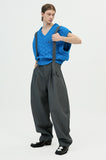 イーエスシースタジオ(ESC STUDIO) suspender balloon pants(grey)