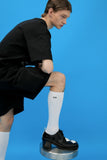 イーエスシースタジオ(ESC STUDIO) ESC knee socks(black/white/grey)