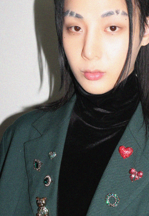 BLACKPURPLE (ブラックパープル) 	  Small Heart Broach