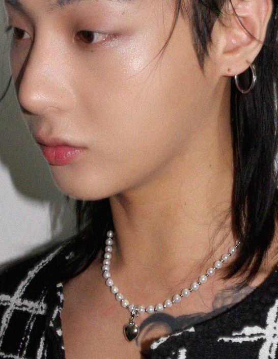 BLACKPURPLE (ブラックパープル) 	  pump heart pendant