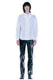 レイブレス(LABELESS) WHITE LONGER COLLAR SHIRT