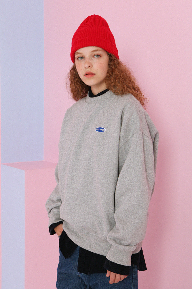 NCOVER（エンカバー）LOGO SWEATSHIRT-GREY