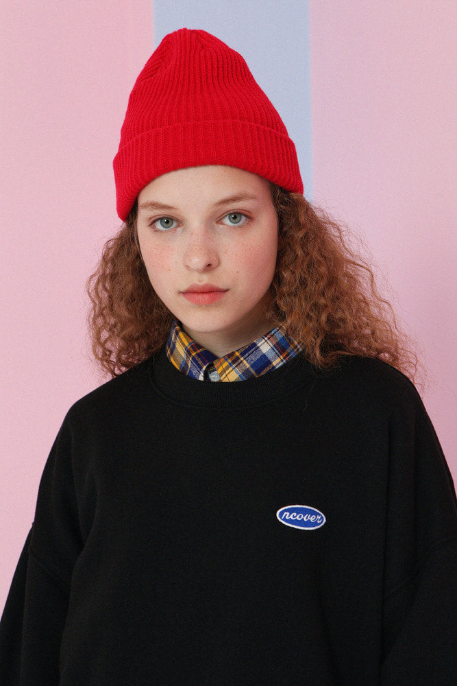 NCOVER（エンカバー）LOGO SWEATSHIRT-BLACK