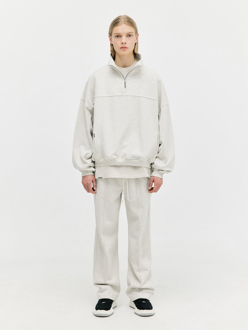 ディープリーク(DPRIQUE) QUARTER ZIP SWEATSHIRT - OAT