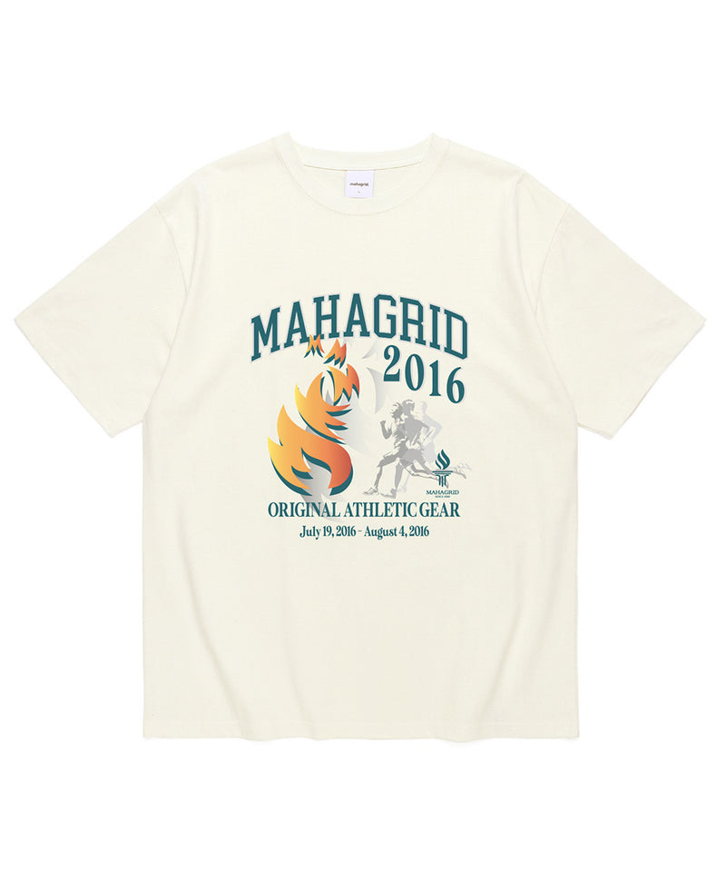 mahagrid (マハグリッド)  2016 SOUVENIR TEE [CREAM]