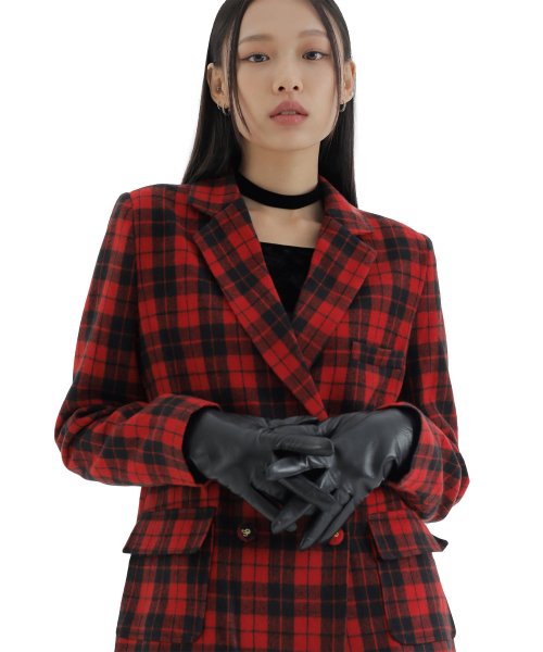 curetty (キュリティー)  C LOGO REAL LEATHER GLOVES_BLACK