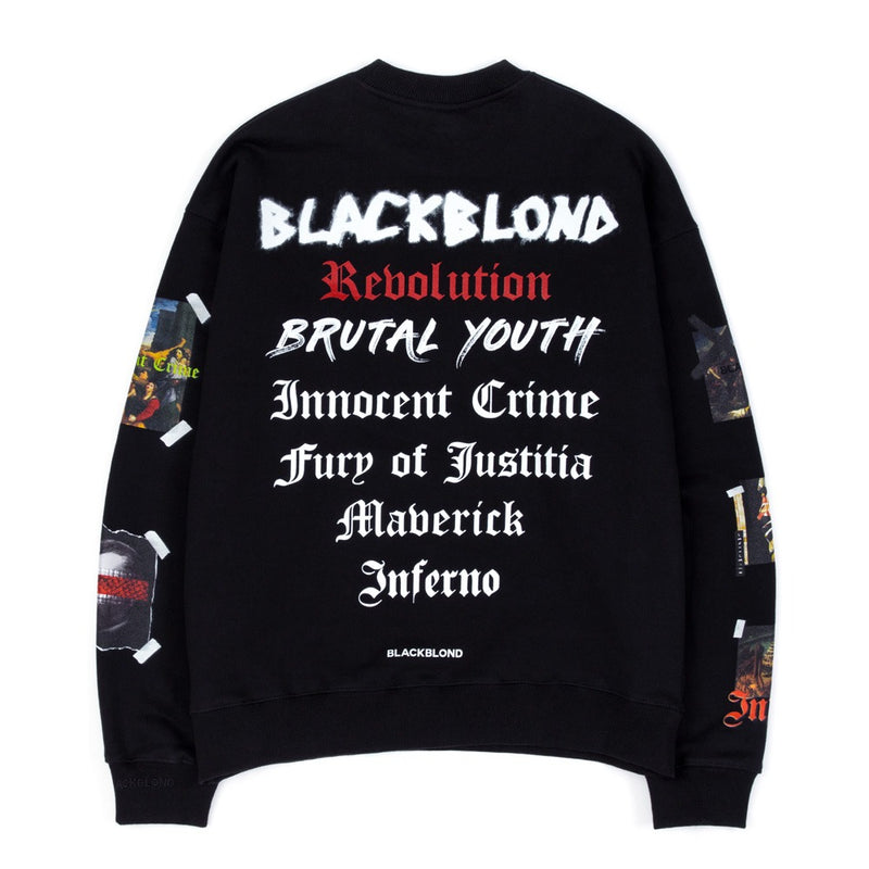 ブラックブロンド(BLACKBLOND) BBD Collection Crewneck Sweatshirt (Black)