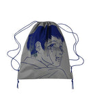 アジョバイアジョ(AJOBYAJO) Crying Boy Drawstring Bag [Grey]