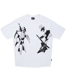 アジョバイアジョ(AJOBYAJO) Robots Duel Oversized T-Shirt [White]