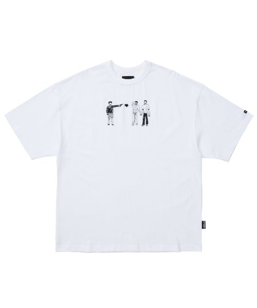 アジョバイアジョ(AJOBYAJO) Girls Can Shoot T-Shirt [White]