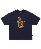 アジョバイアジョ(AJOBYAJO) Boucle Embroidered T-Shirt [Navy]