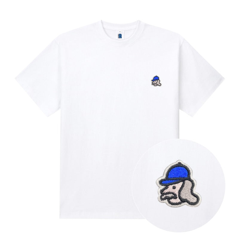 RADINEO (ラディネオ)　Papa Patch White Short-Sleeved T-Shirt
