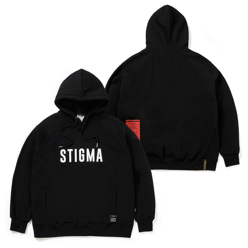 STIGMA(スティグマ)  21 STGM HEAVY SWEAT HOODIE BLACK