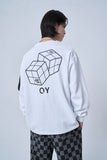 オーワイ(OY) CUBE POCKET LONG SLEEVE-WHITE