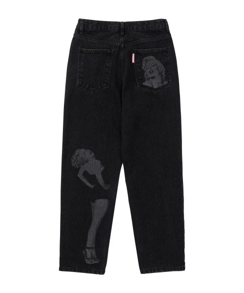 アジョバイアジョ(AJOBYAJO) MM Washed Jeans [BLACK]