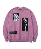 アジョバイアジョ(AJOBYAJO) MM Nylon Patched Sweatshirt [PINK]