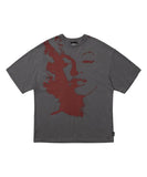 アジョバイアジョ(AJOBYAJO) MM Face T-Shirt [CHARCOAL]