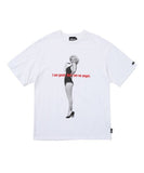 アジョバイアジョ(AJOBYAJO) MM Slogan T-Shirt [WHITE]