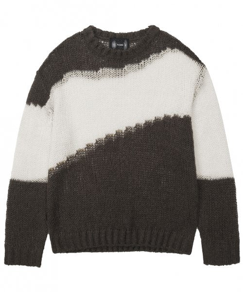 FLARE UP (フレアアップ)     Mars 3.Gauge Mohair Knit - Brown (FL-187)