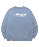 mahagrid (マハグリッド)  ORIGIN LOGO CREWNECK [BLUE]