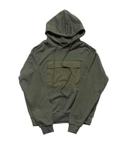 VLDS (ブラディス) Khaki pocket hood tee
