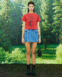 NCOVER（エンカバー）ENGLISH SHEEP DOG CROP TSHIRT-PINK