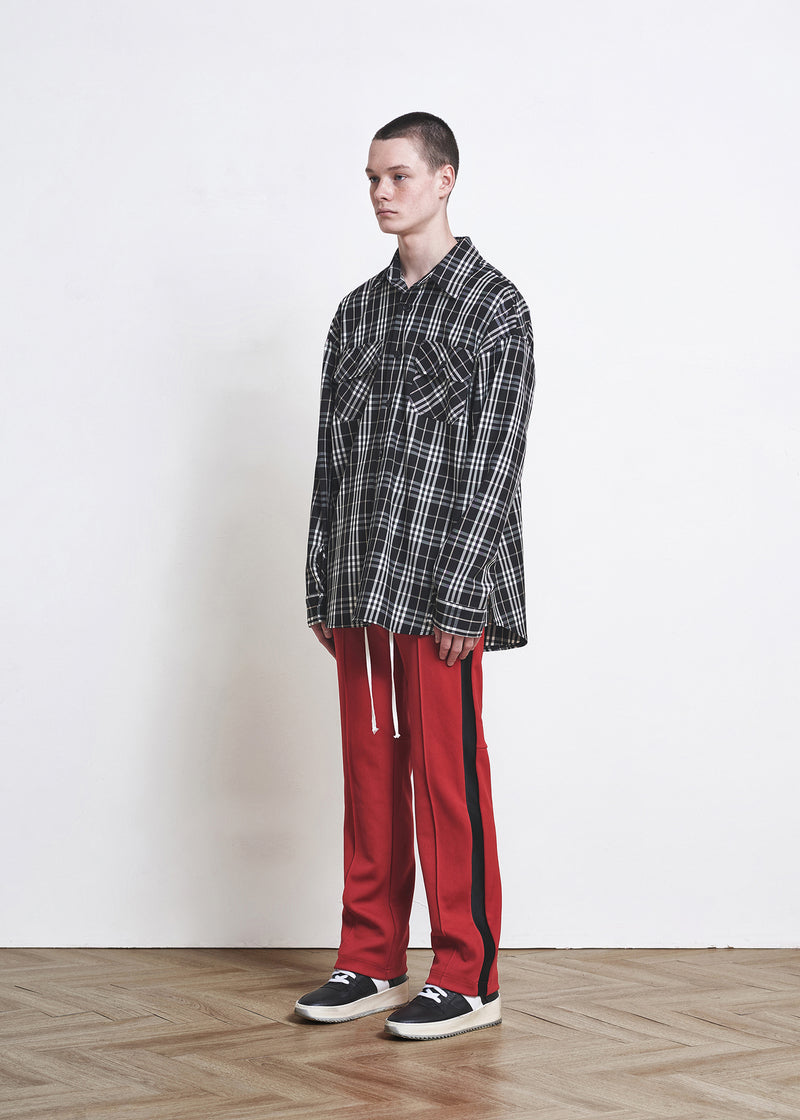 ディープリーク(DPRIQUE) 05 OVERSIZED CHECK SHIRT - BLACK