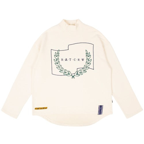 ロマンティッククラウン(ROMANTIC CROWN) LAUREL CROWN TURTLENECK_OATMEAL