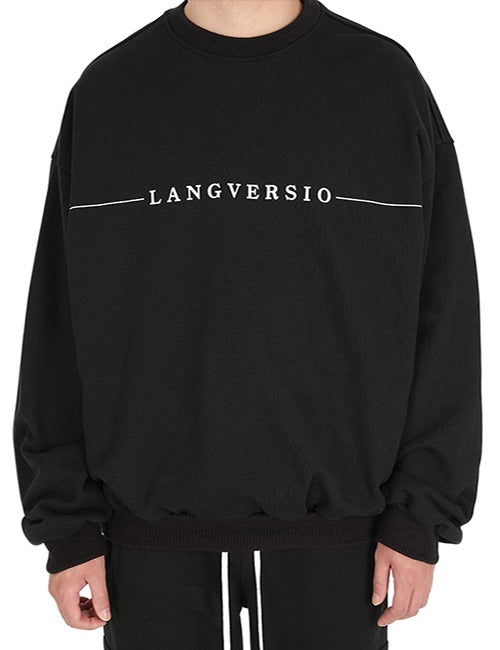ランベルシオ(LANG VERSIO) 314 logo sweatshirt