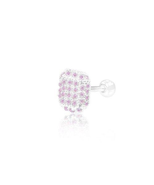 BLACKPURPLE (ブラックパープル) 	[silver925] Milky Piercing 1pcs_Pink