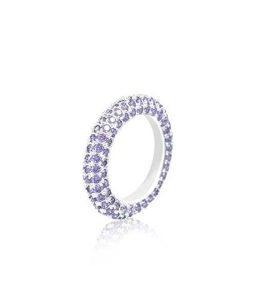 BLACKPURPLE (ブラックパープル) 	[silver925] Milky Ring_Purple