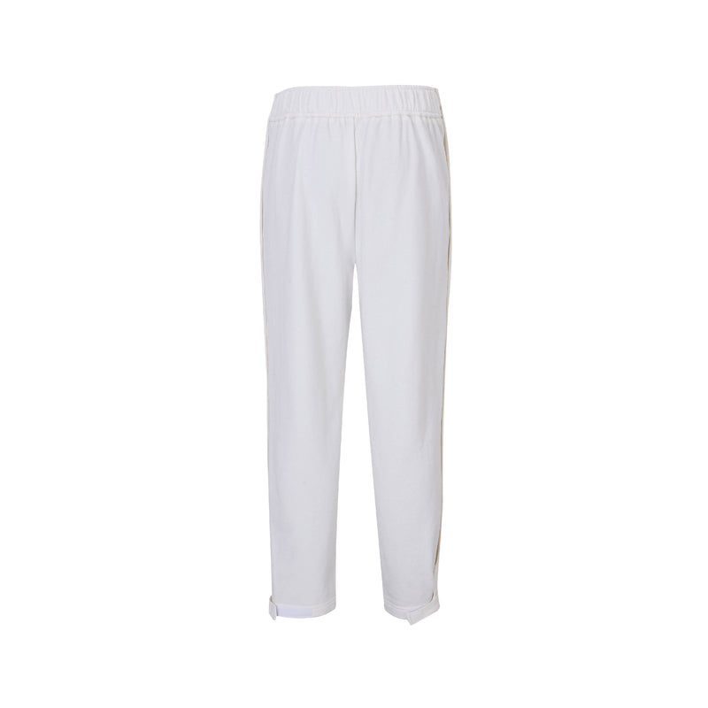クーデグレース(Coup de grace)  Coup de grâce Nouveau 07-XX BUTTON SWEATPANTS WHITE