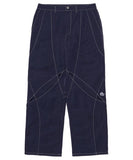 NOMANUAL(ノーマニュアル)    PANEL LAYERED PANTS - NAVY